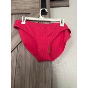 NWT Andie eyelet swim bottom large pink